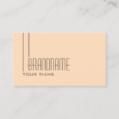 Plain pasta met foto Professional Modern Visitekaartje (Voorkant)