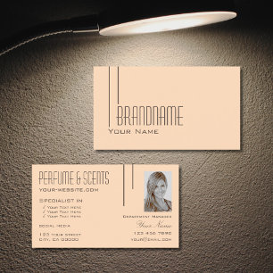 Plain pasta met foto Professional Modern Visitekaartje