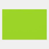 Plain Pastel Kelly Sheen Green Shades 3 Tones Inpakpapier Vel (Voorkant 3)