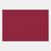 Plain Penn Oxblood Crimson Red Shades 3 Tones Inpakpapier Vel (Voorkant 2)