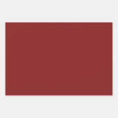 Plain Penn Oxblood Crimson Red Shades 3 Tones Inpakpapier Vel (Voorkant)