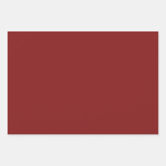 Plain Penn Oxblood Crimson Red Shades 3 Tones Inpakpapier Vel (Voorkant)
