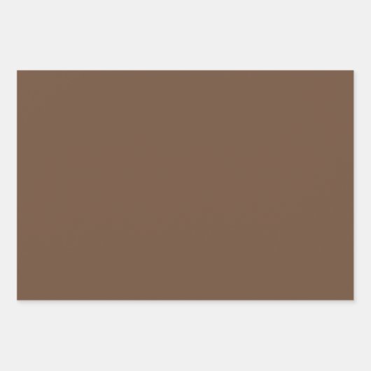 Plain Peru Tumbleweed Toscaanse bruine tinten 3 ti Inpakpapier Vel (Voorkant 3)