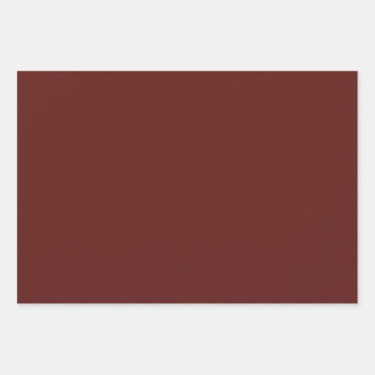 Plain Perzisch Sangria Red Shades 3 Tones Inpakpapier Vel (Voorkant 3)