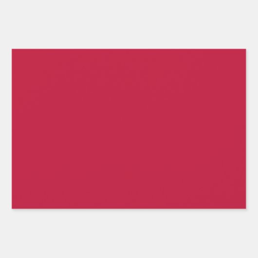 Plain Perzisch Sangria Red Shades 3 Tones Inpakpapier Vel (Voorkant 2)