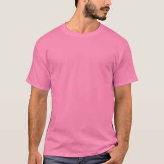 Plain Pink Affordable Mannen T-shirt