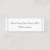 Plain plastisch chirurg Visitekaartje (Voorkant)