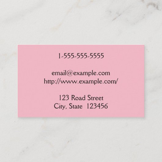 Plain Podiatrist Visitekaartje (Achterkant)