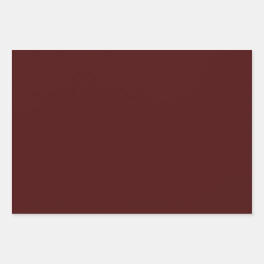 Plain Prune Bourgogne Roos Maroon Shades 3 Tones Inpakpapier Vel (Voorkant 3)