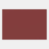 Plain Prune Bourgogne Roos Maroon Shades 3 Tones Inpakpapier Vel (Voorkant)