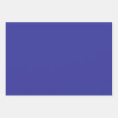 Plain Queen Ocean Pigment Blue Shades 3 Tones Inpakpapier Vel (Voorkant 3)