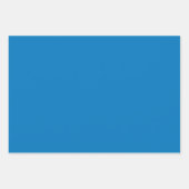 Plain Queen Ocean Pigment Blue Shades 3 Tones Inpakpapier Vel (Voorkant 2)