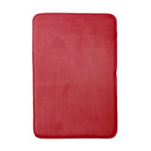 Plain Red Color Bath Mat (Voorkant Verticaal)