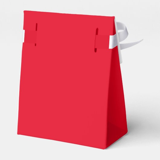 Plain Red Color Favor Box Bedankdoosjes (Achterkant)