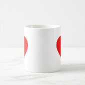 Plain Red Heart Koffiemok (Center)