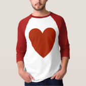 Plain Red Heart T-shirt (Voorkant)
