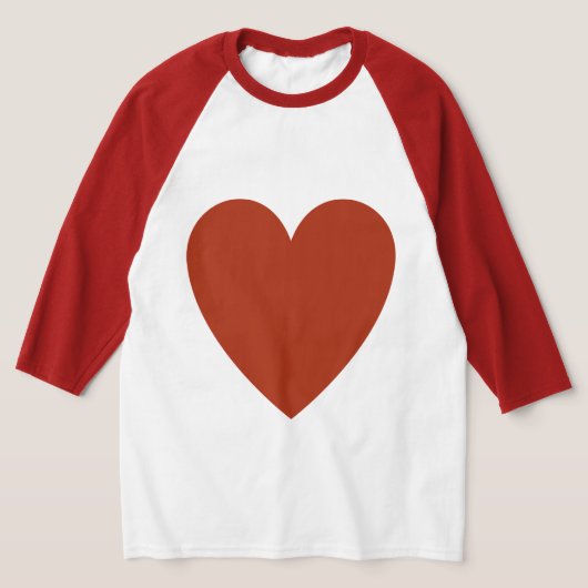Plain Red Heart T-shirt (Laagn)