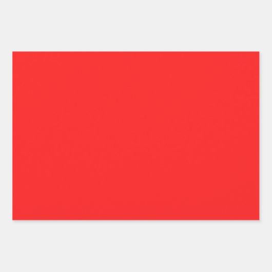 Plain Red Valentijnse Inpakpapier Vel (Voorkant 3)