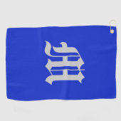 Plain Royal Blue Golfhanddoek (Horizontaal)