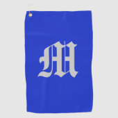 Plain Royal Blue Golfhanddoek (Voorkant)