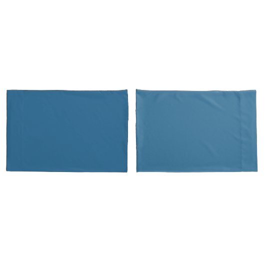 Plain Royal Blue Pillowcases Kussensloop (Achterkant-Set)