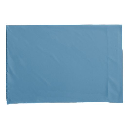 Plain Royal Blue Pillowcases Kussensloop (Voorkant-Rechts)