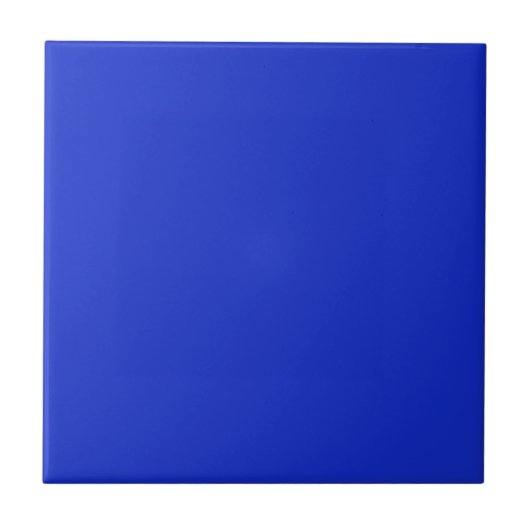 Plain Royal Blue Tegeltje (Voorkant)
