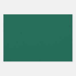 Plain Sacramento Cadmium Green Shades 3 Tones Inpakpapier Vel