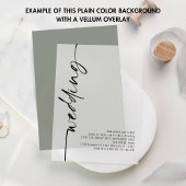 Plain Sage Green Achtergrond voor Vellum Overlay Kaart