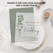 Plain Sage Green Achtergrond voor Vellum Overlay Kaart