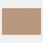 Plain Sand Taupe Dirt Tan Shades 3 Tones Inpakpapier Vel (Voorkant 2)