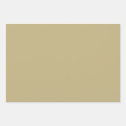 Plain Sand Taupe Dirt Tan Shades 3 Tones Inpakpapier Vel (Voorkant)