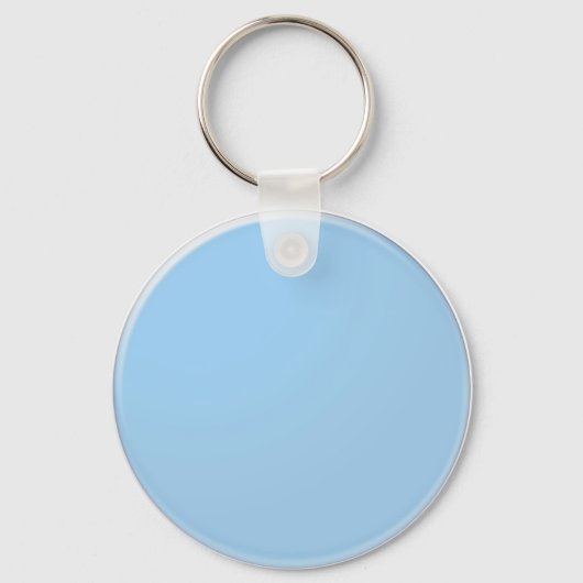 Plain Shades: Baby Blue Sleutelhanger (Voorkant)