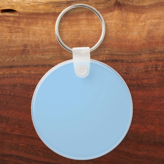 Plain Shades: Baby Blue Sleutelhanger (Voorkant)