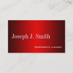 Plain Shades of Red Professional-Visitekaartjes Visitekaartje