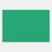 Plain Shamrock Pigment Sap Green Shades 3 Tones Inpakpapier Vel (Voorkant)