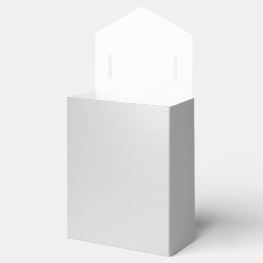 Plain Silver Bedankdoosjes (Geopend)