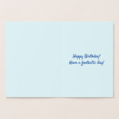 Plain Silver Foil 38th Birthday Wenskaart Folie Kaarten (Binnen)
