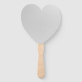 Plain Silver Handwaaier (Voorkant)