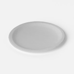 Plain Silver Papieren Bordje