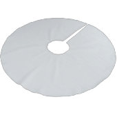 Plain Silver Tree Skirt Kerstboom Rok (Gekanteld)