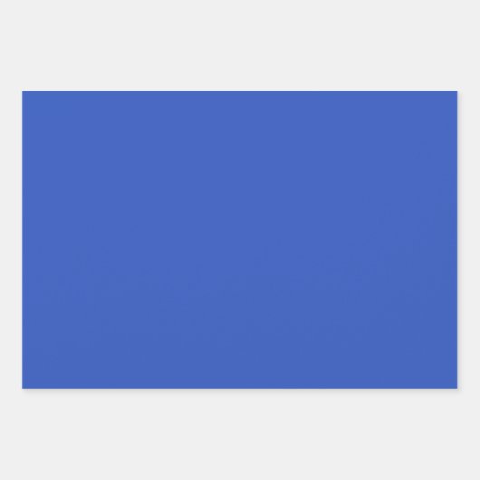 Plain Sky Yonder Cerulean Blue Shades 3 Tones Inpakpapier Vel (Voorkant 3)