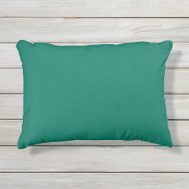 Plain solid color elf dark green buitenkussen