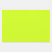 Plain Spring Bud Lime Green Shades 3 Tones Inpakpapier Vel (Voorkant 3)