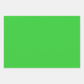 Plain Spring Chartreuse Lime Green Shades 3 Tones Inpakpapier Vel (Voorkant 3)