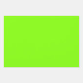Plain Spring Chartreuse Lime Green Shades 3 Tones Inpakpapier Vel (Voorkant 2)