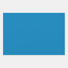 Plain Star Munsell CG Blue Shades 3 Tones Inpakpapier Vel