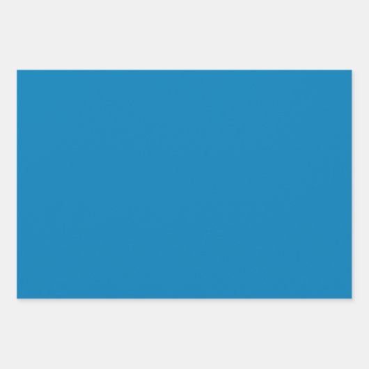 Plain Star Munsell CG Blue Shades 3 Tones Inpakpapier Vel (Voorkant)