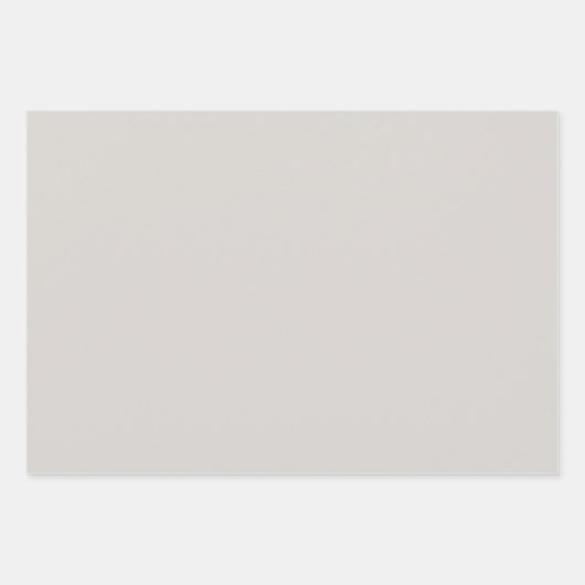 Plain Stone Taupe Timberwolf Grijze tinten 3 tinte Inpakpapier Vel (Voorkant 3)