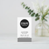 plain stripe bedrijf visitekaartje (Staand voorkant)